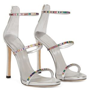 Giuseppe Zanotti Colorful Jeweled Heels